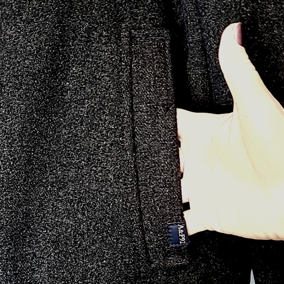 Abercrombie & Fitch Black Bomber Jacket - Picture 6 of 12